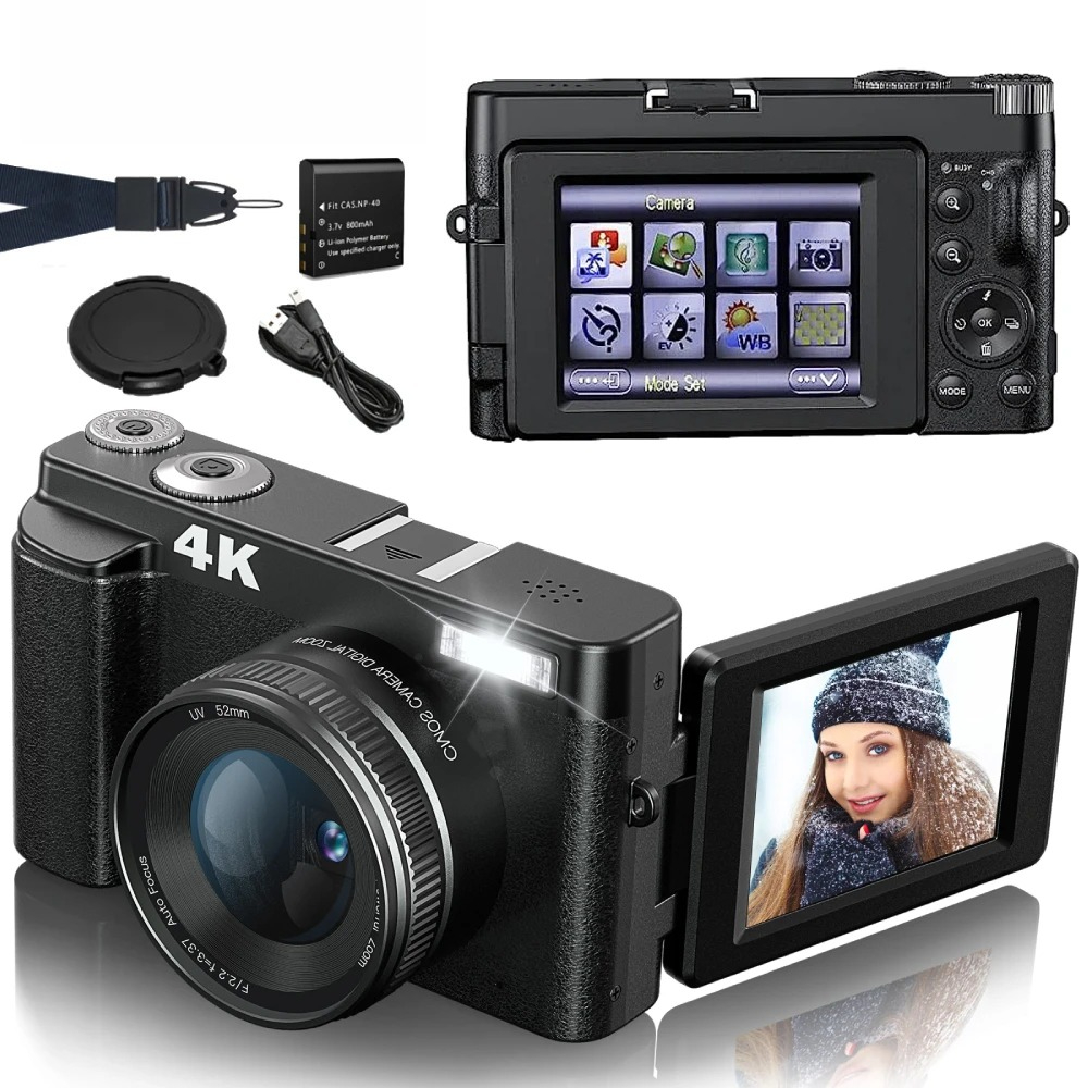 Beauty Makeup Camera - Fotocamera Digitale HD 4K per Fotografia