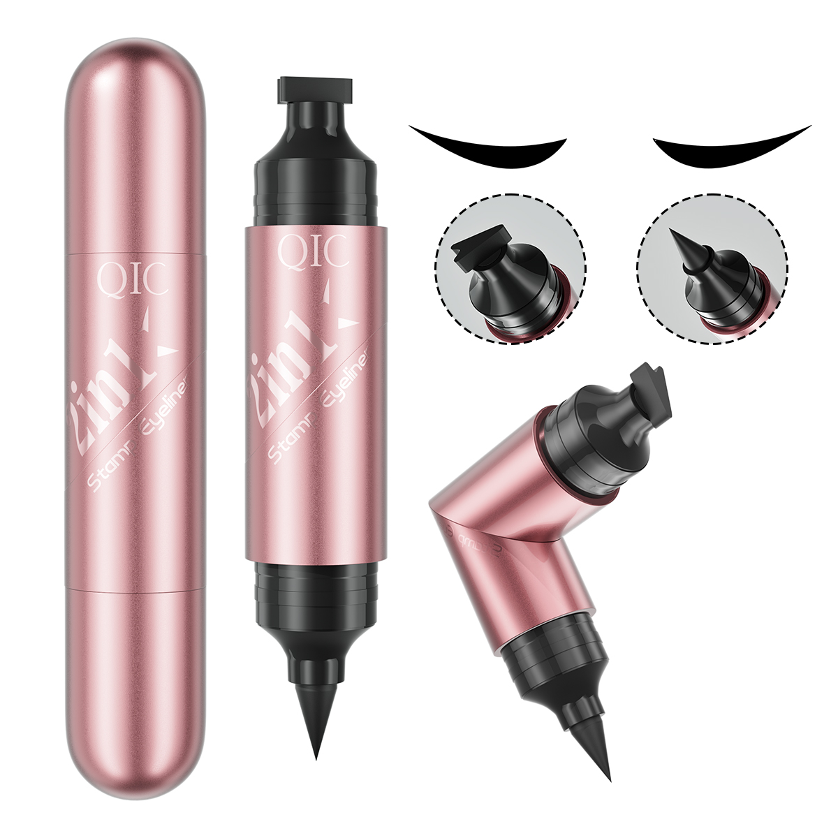 Beauty Mark Makeup - Eyeliner 2 in 1 a doppia