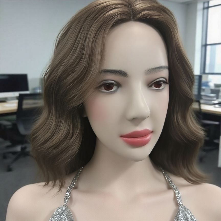 Beauty Makeup Events - Maschera realistica da donna, popolare costume