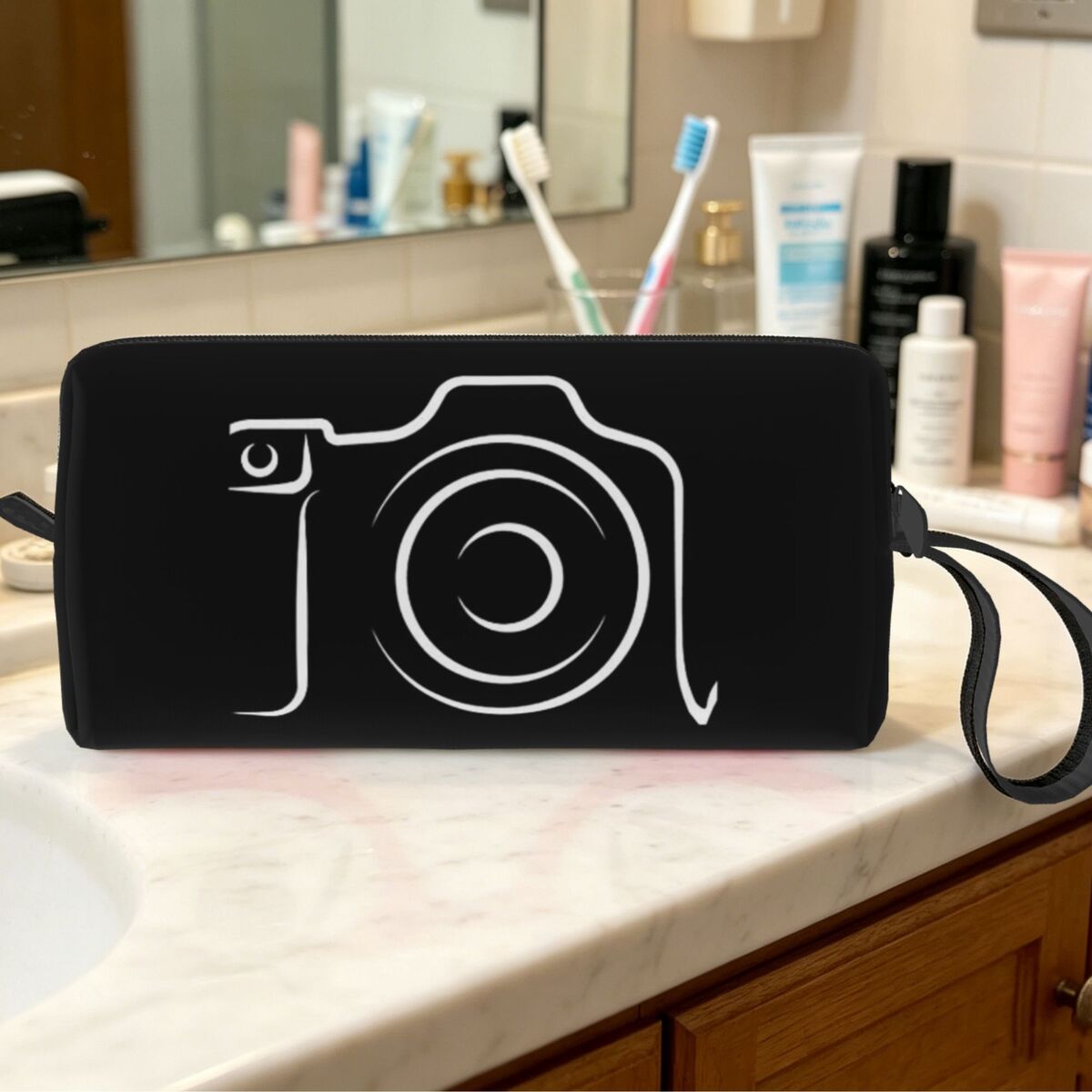 Beauty Makeup Camera - Borsa per cosmetici e trucchi da