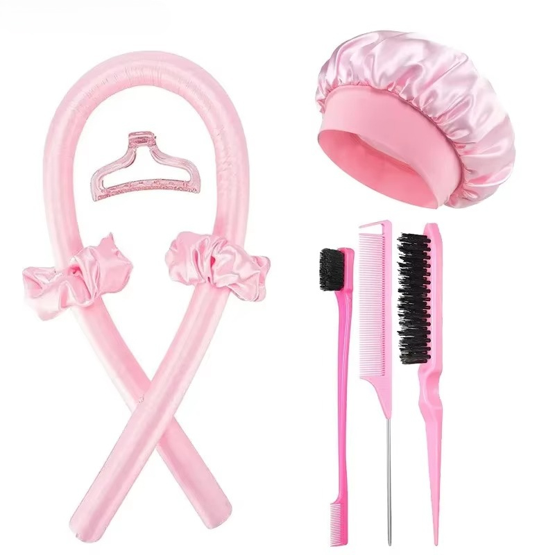 Hair Curling Wand - Set di 8 bigodini senza calore