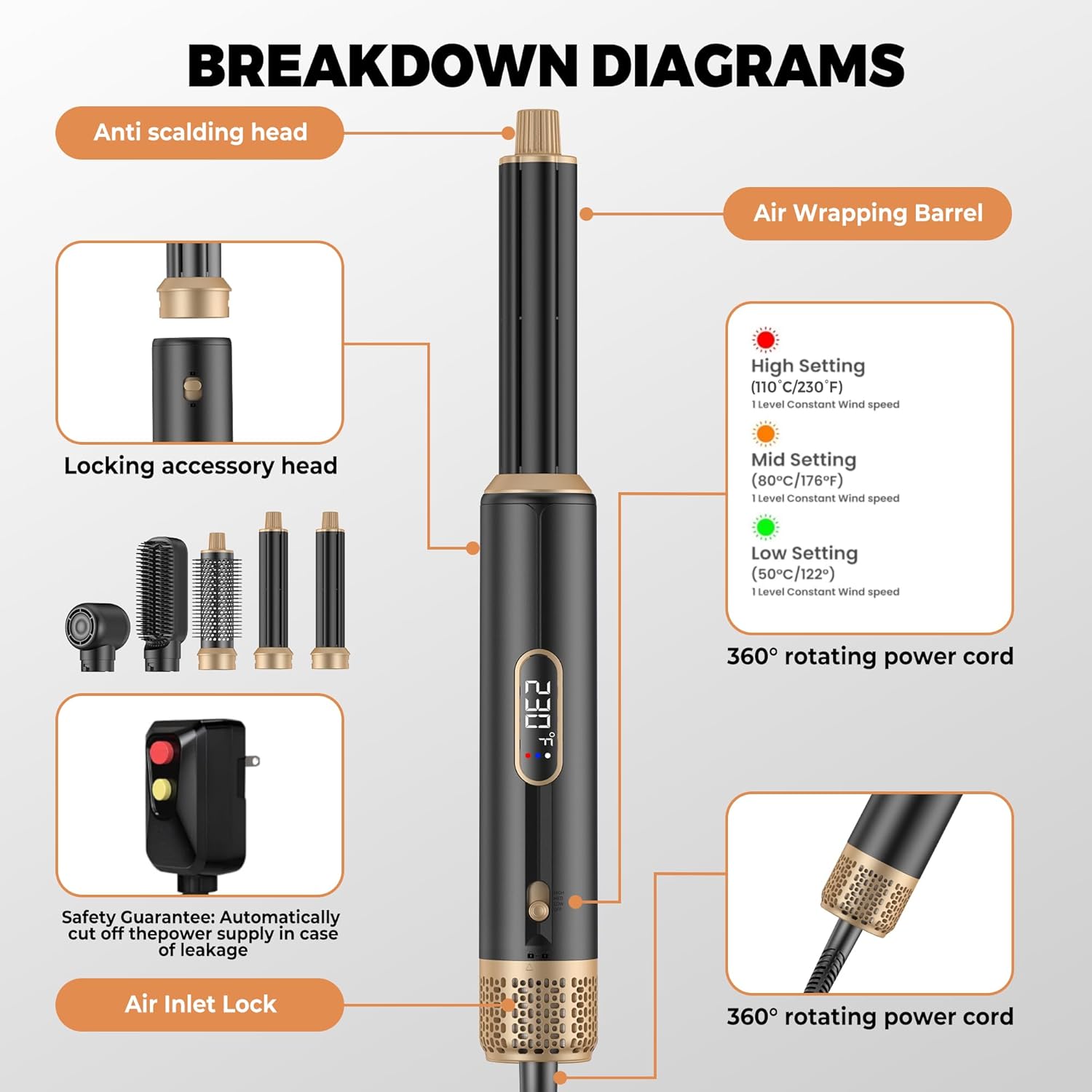 Spazzola Asciugacapelli 5 in 1 - Hair Curling Wand recensione e prezzo