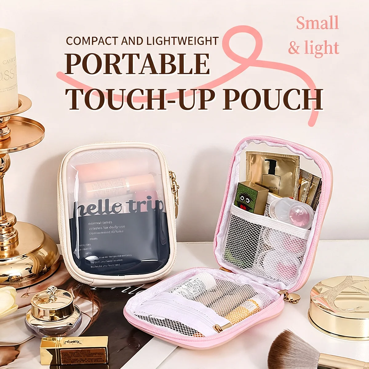 Borsa Cosmetica Trasparente Po - Beauty Makeup Quotes recensione e prezzo