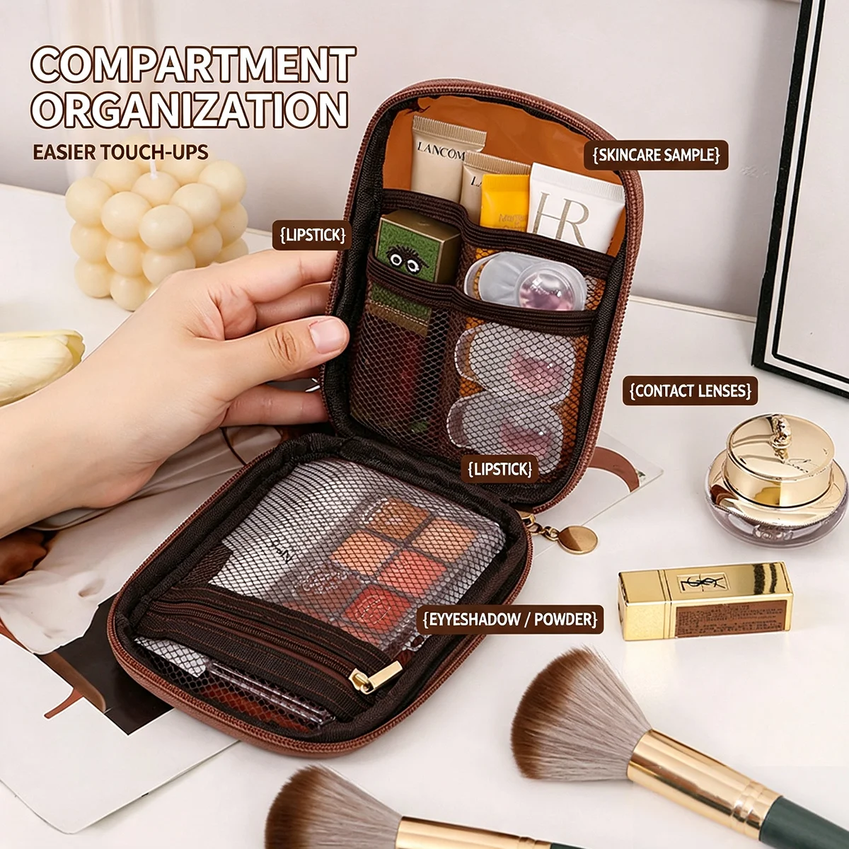 Borsa Cosmetica Trasparente Po - Beauty Makeup Quotes recensione e prezzo